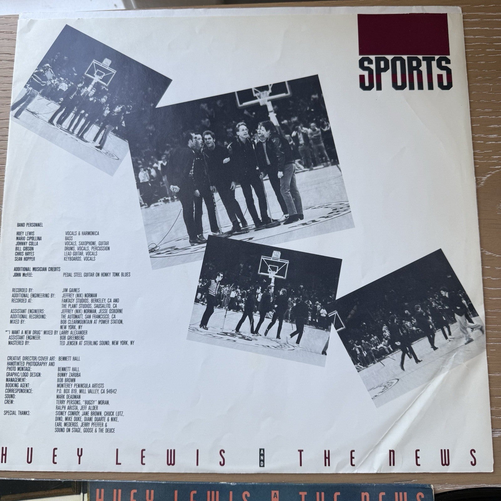 Huey Lewis & The News LP Sports 1st US Press Orig 1983 EX/EX In Shrink + Sleeve