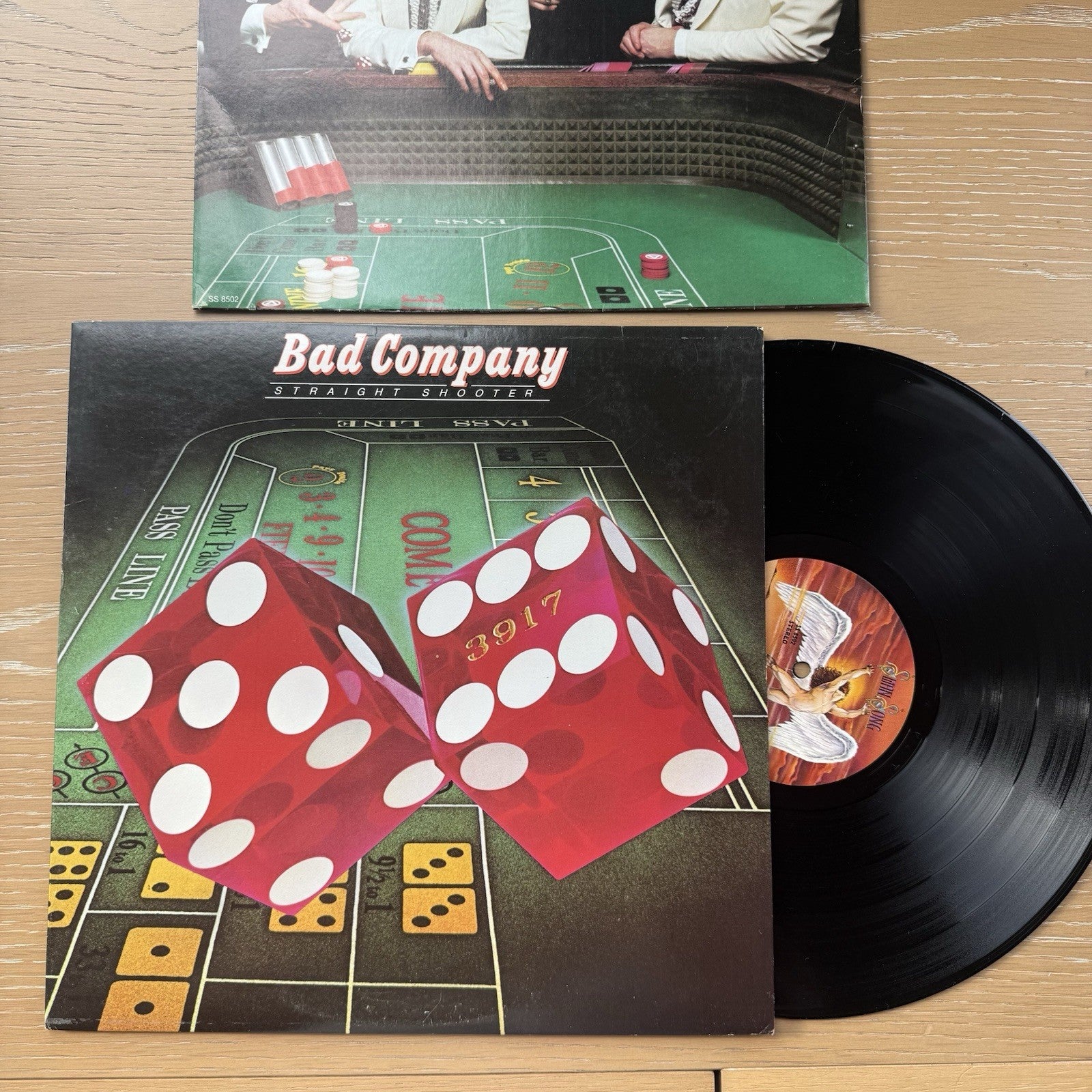 1975 Bad Company Straight Shooter Vinyl LP US Press VG+ W/ Original Sleeve
