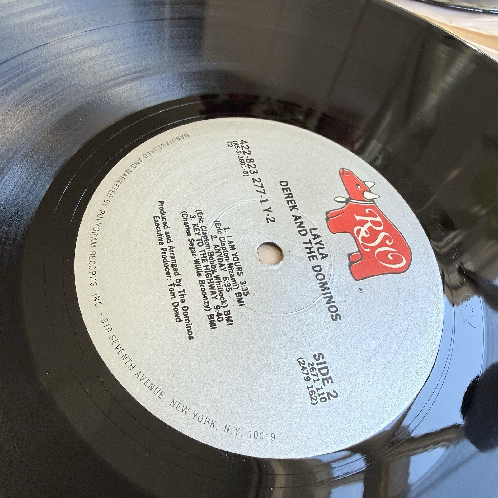 DEREK & THE DOMINOS Layla RSO 2XLP Is Pressing VG++ In SHRINK W/Sticker!