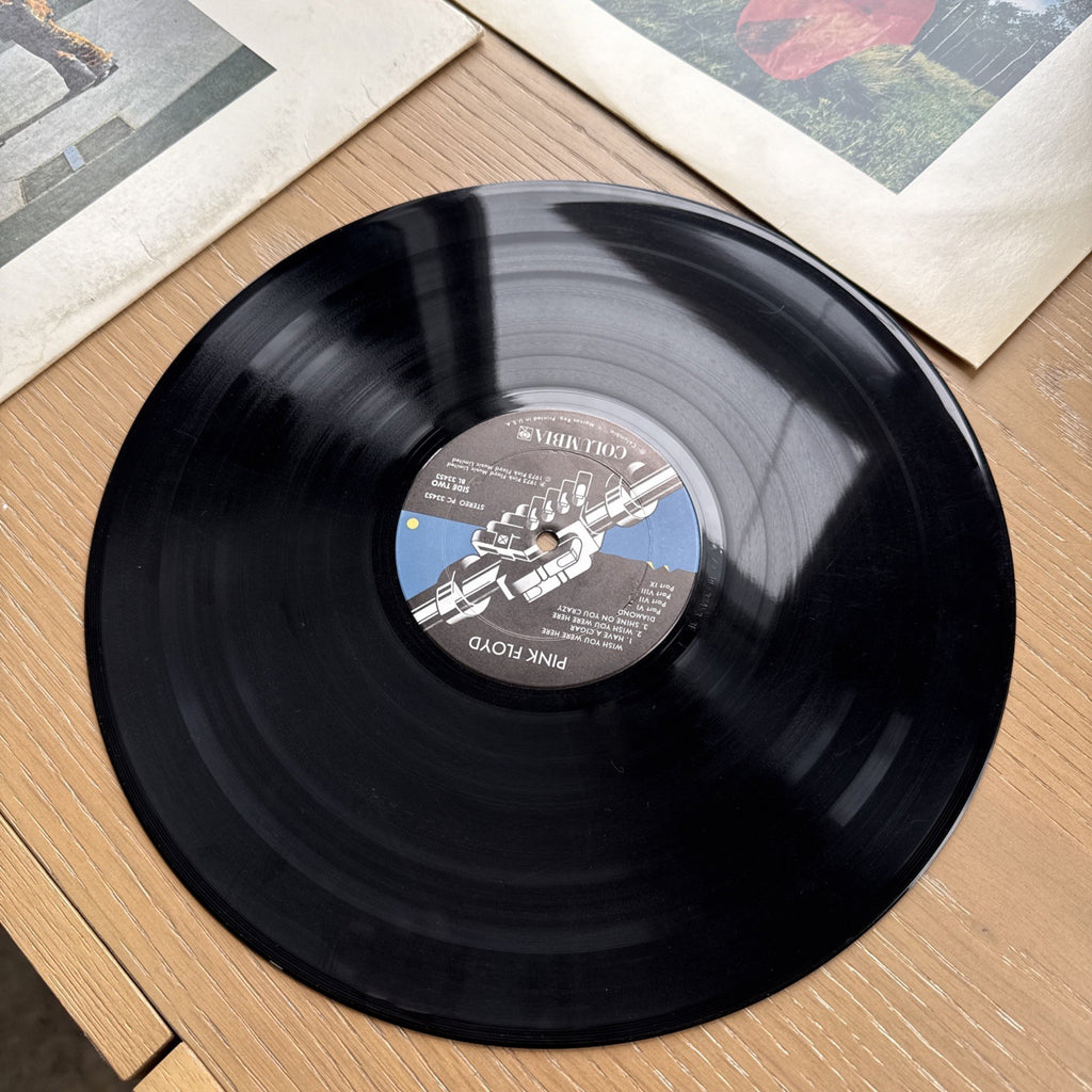 1975 PINK FLOYD Wish You Were Here 1st US Terre Haute Press Vinyl LP Sleeve VG+