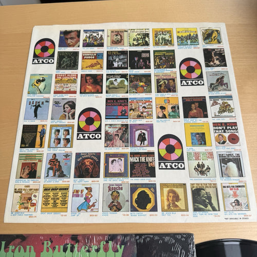 1968 IRON BUTTERFLY In-A-Gadda-Da-Vida US Press LP ATCO In SHRINK VG+ W/Sleeve