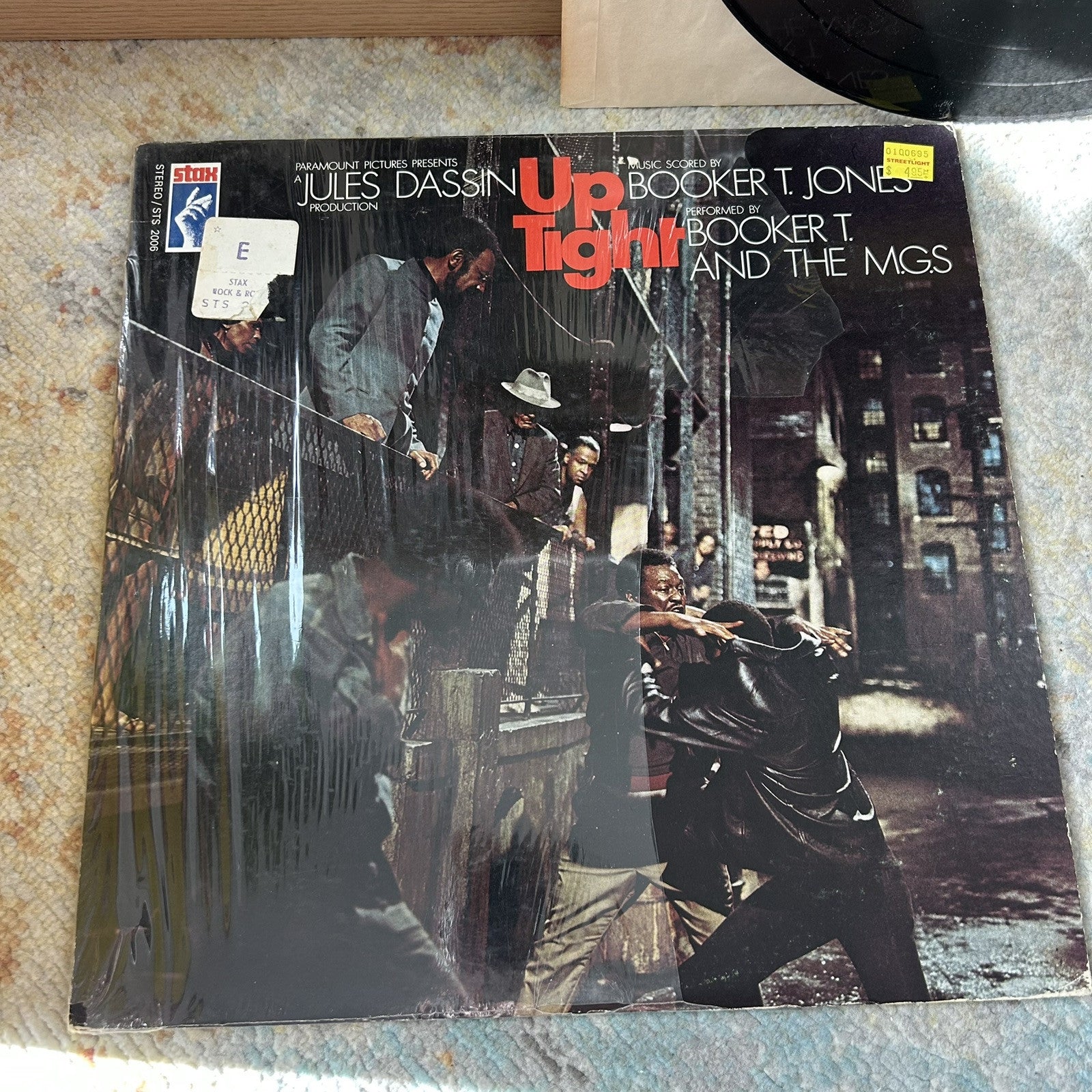 BOOKER T. & THE MGs Up Tight Original Soundtrack Stax Records In Shrink 1969 LP