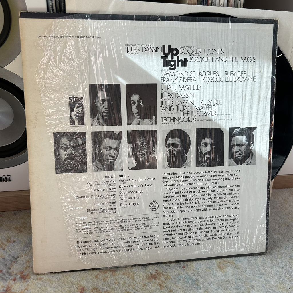 BOOKER T. & THE MGs Up Tight Original Soundtrack Stax Records In Shrink 1969 LP